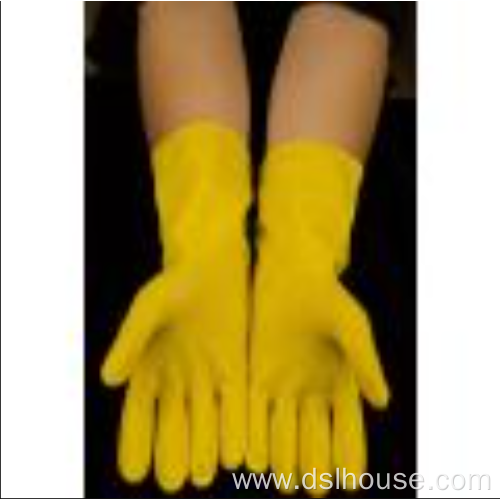 Cheep Colorful Rubber Household Cleaning Gloves